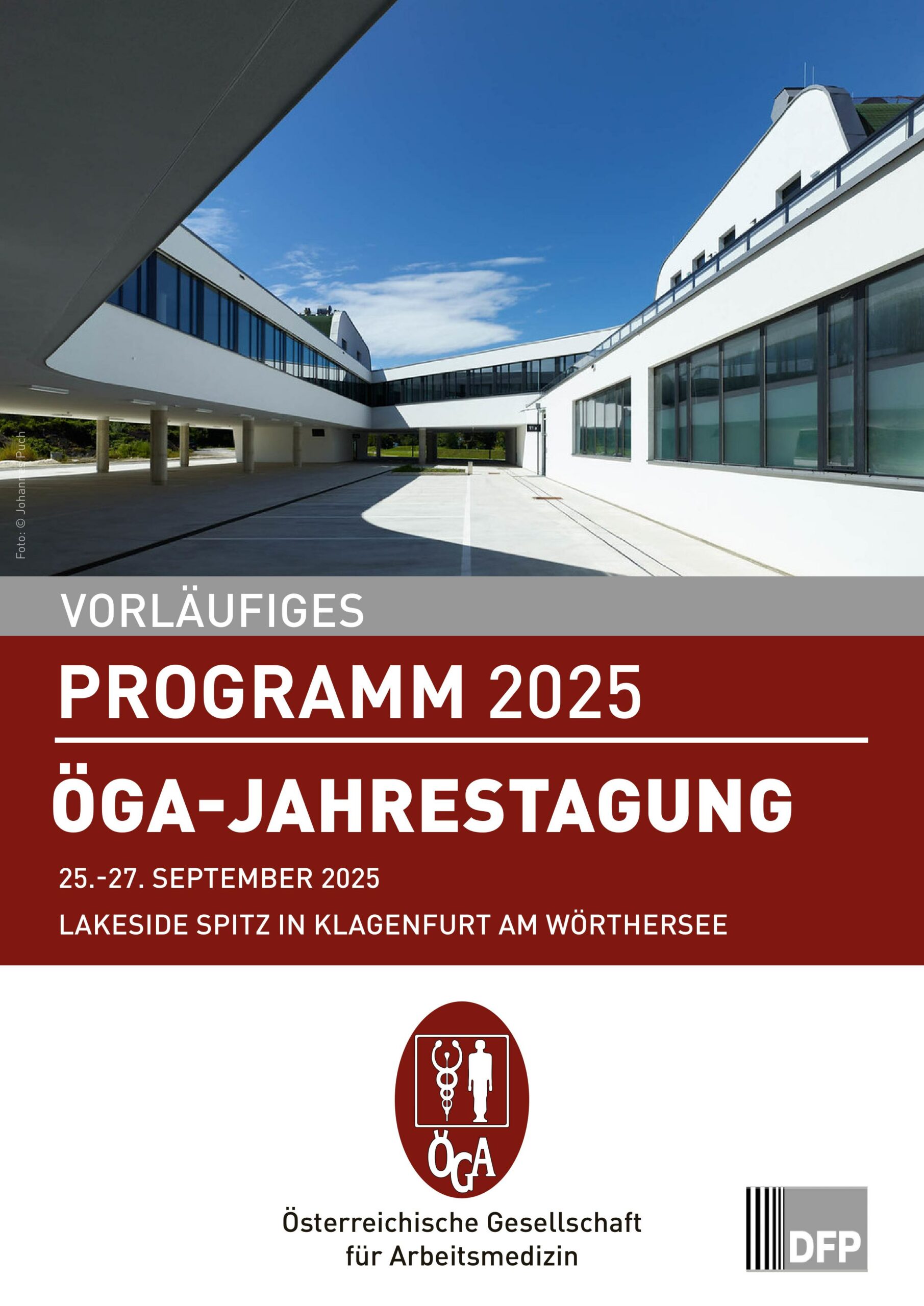 Titelseite Programm ÖGA Jahrestagung 2025