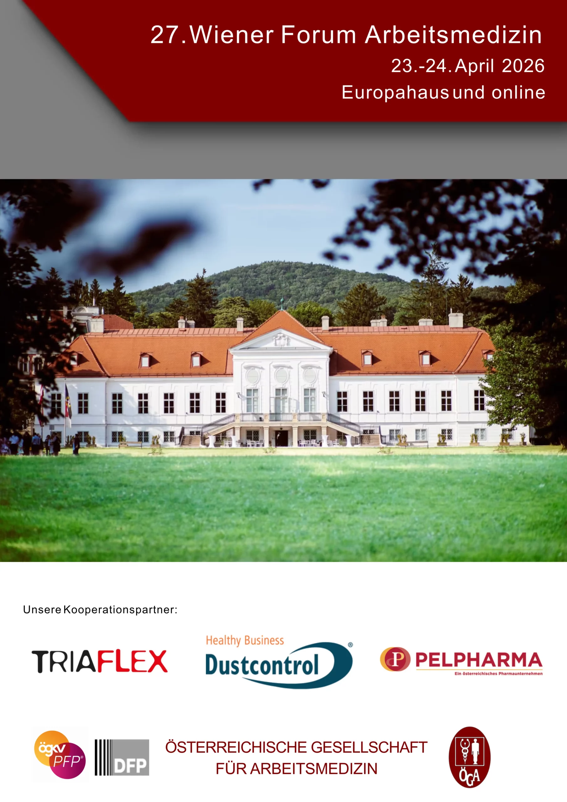 Wiener Forum Arbeitsmedizin 2026 - Vorläufiges Programm